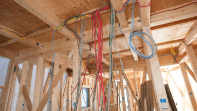 Electrical-wiring-of-the-false-ceiling