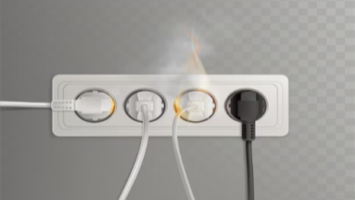 heating the plug of electrical aplliance